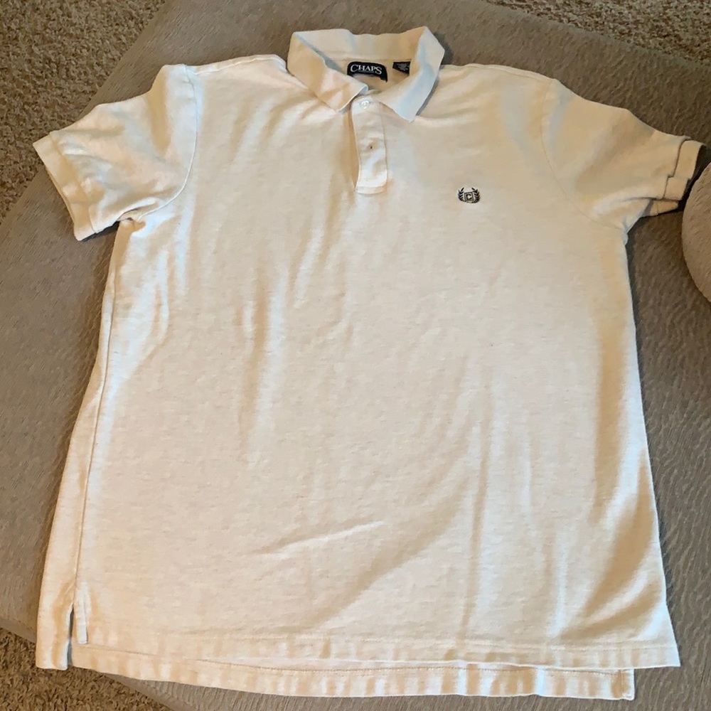 Chaps 3 button collar shirt